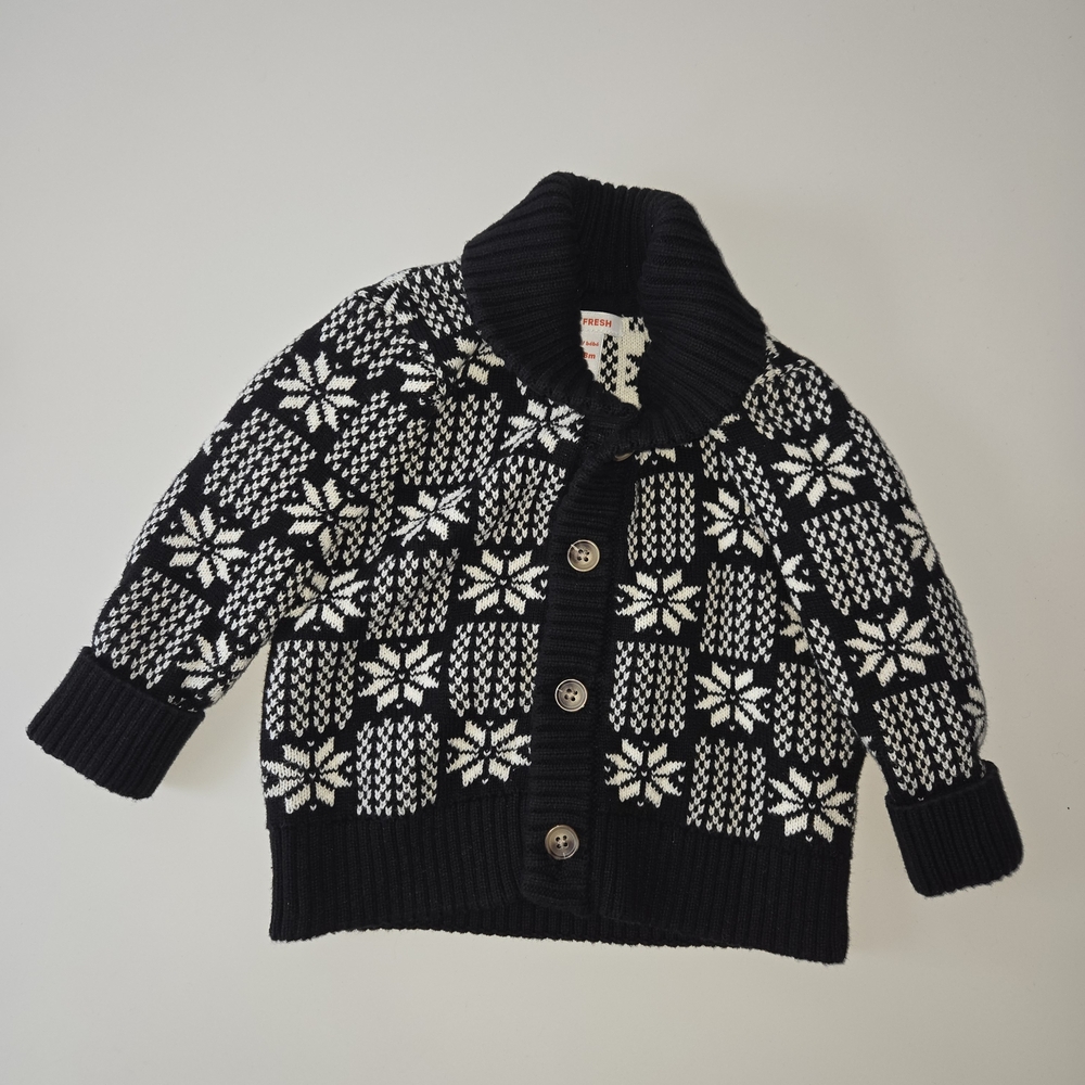 Joe Fresh Black and White Knit Sweater